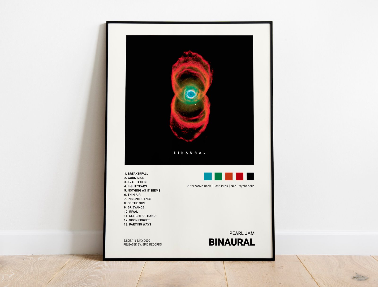 Pearl Jam - Binaural Album Cover Poster | Architeg Prints